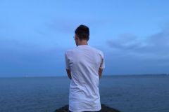 Ich vor nur blau